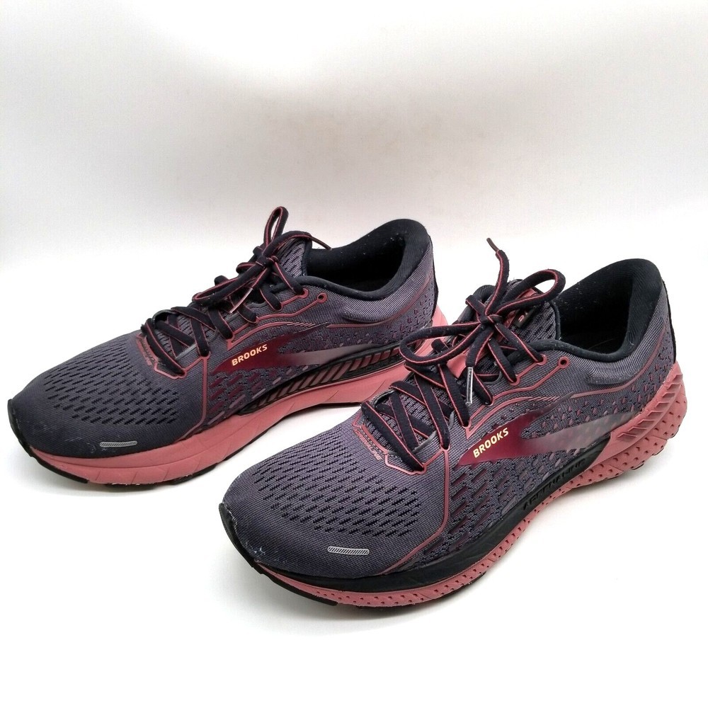 Brooks Women's Adrenaline GTS 21 Black/blackened Pearl/Nocturne Running Shoes 11